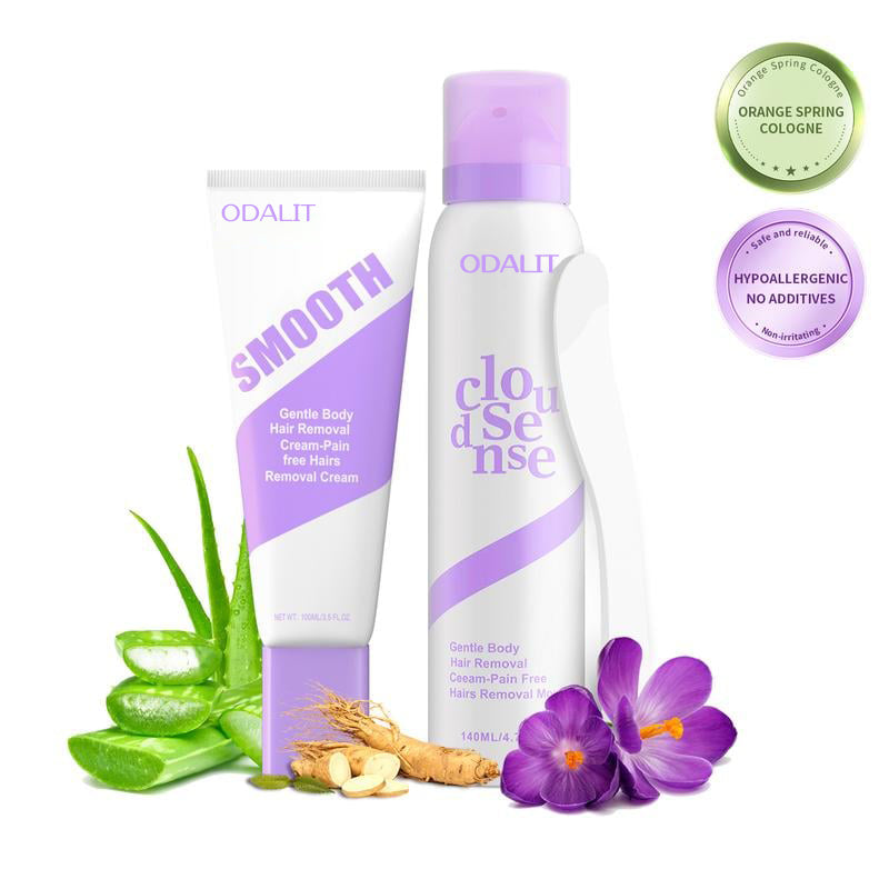 Herbal Hair Removal Cream — Gentle, Fast & Smooth Skin for Face & Body
