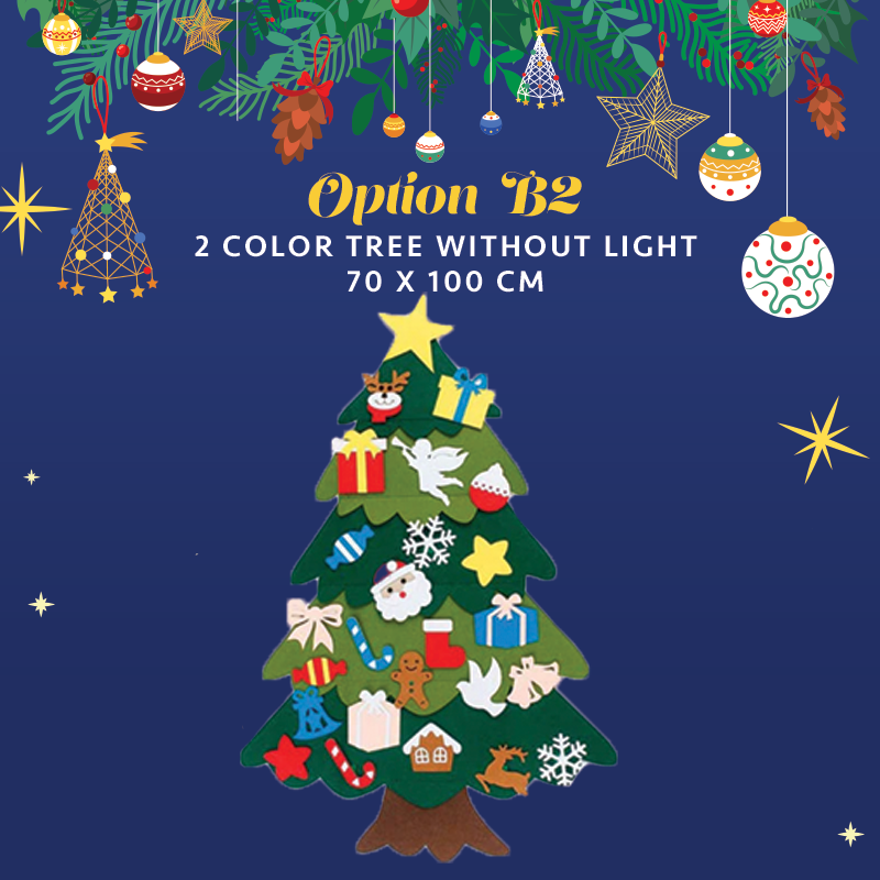 DIY Felt Tree & Spare Ornaments Bundle