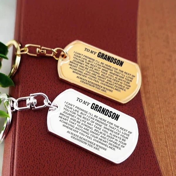 š„šLast Day 49% - To My Grandchildren - Remember Whose Grandchildren You Are - Unique Keychain
