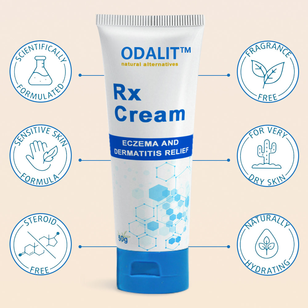 ODALIT™ OatCalm Skin Repair Cream Rx(Relieves eczema, itching , dermatitis, psoriasis, skin allergies, pigmentation, dry skin, and other common skin issues)