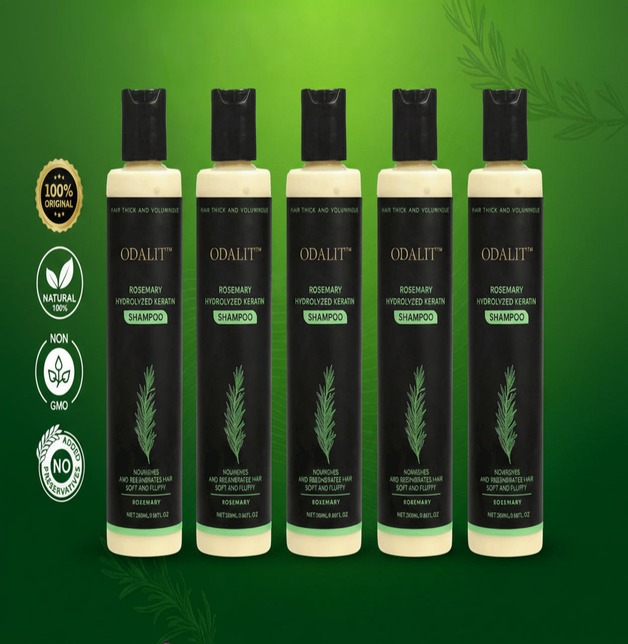 ⭐Get beautiful hair in a week-ODALIT™ Rosemary Hydrolyzed Keratin Shampoo🎁