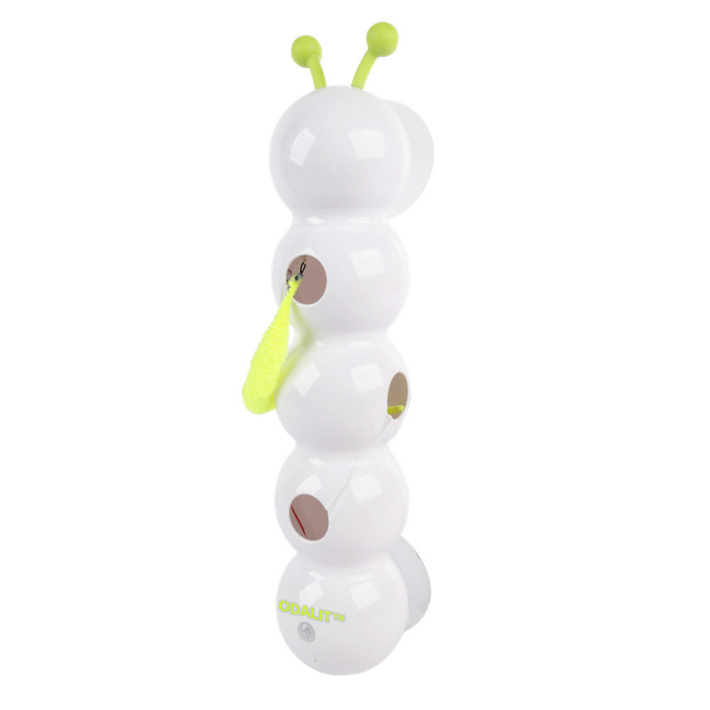 Interactive Cat Toy – Motion-Activated Toy with Feather Tail & Suction Cup