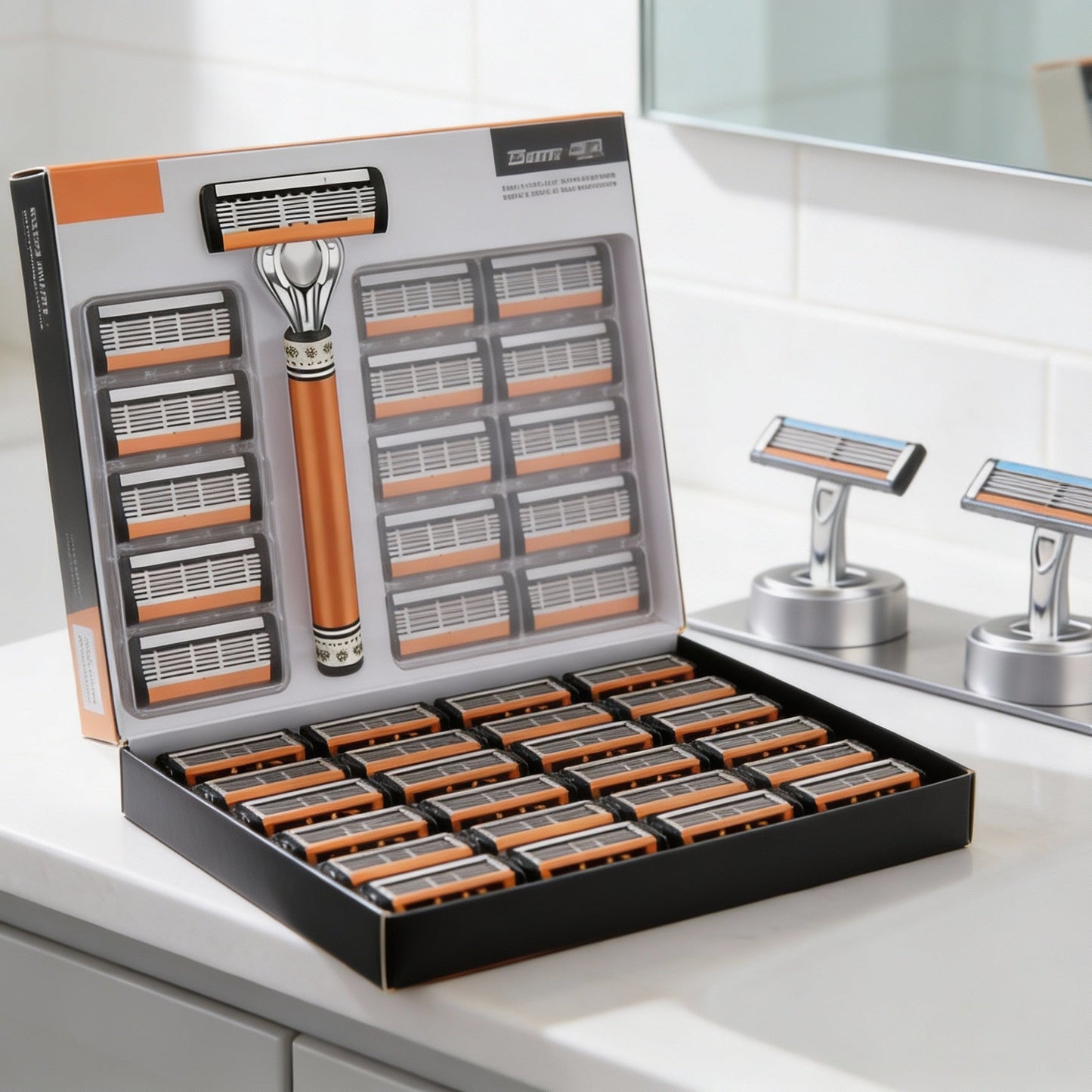 🎉New Year Series Hot Sale 49% Off🔥Gillette Fusion 24/48Pcs Men's Razor Blade Replacement with Handle