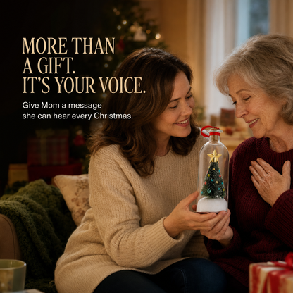Capture Their Voice Forever ❤️ —Record-a-Message Christmas Tree