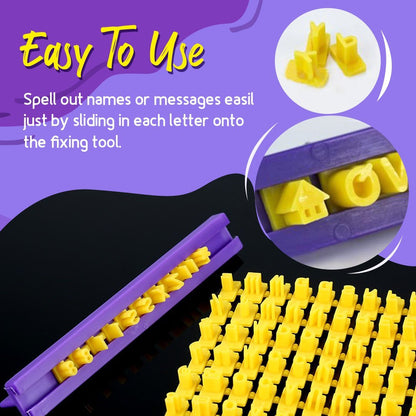 DIY Alphabet Plastic Cake Mould