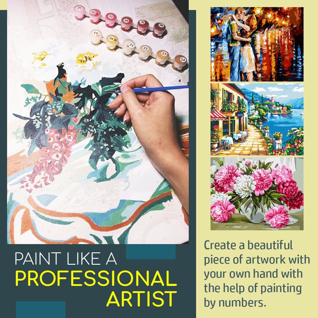 DIY Painting By Numbers Kit