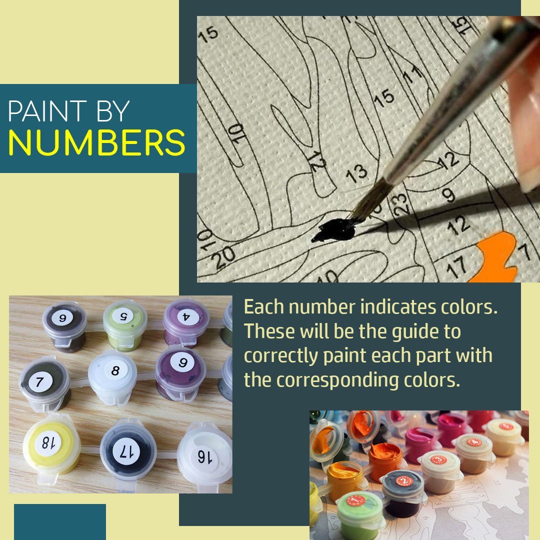 DIY Painting By Numbers Kit