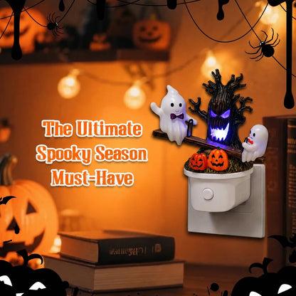 🔥HOT SALE 46% OFF-🎃👻Animated Seesaw Ghost Plug In LED Night Light