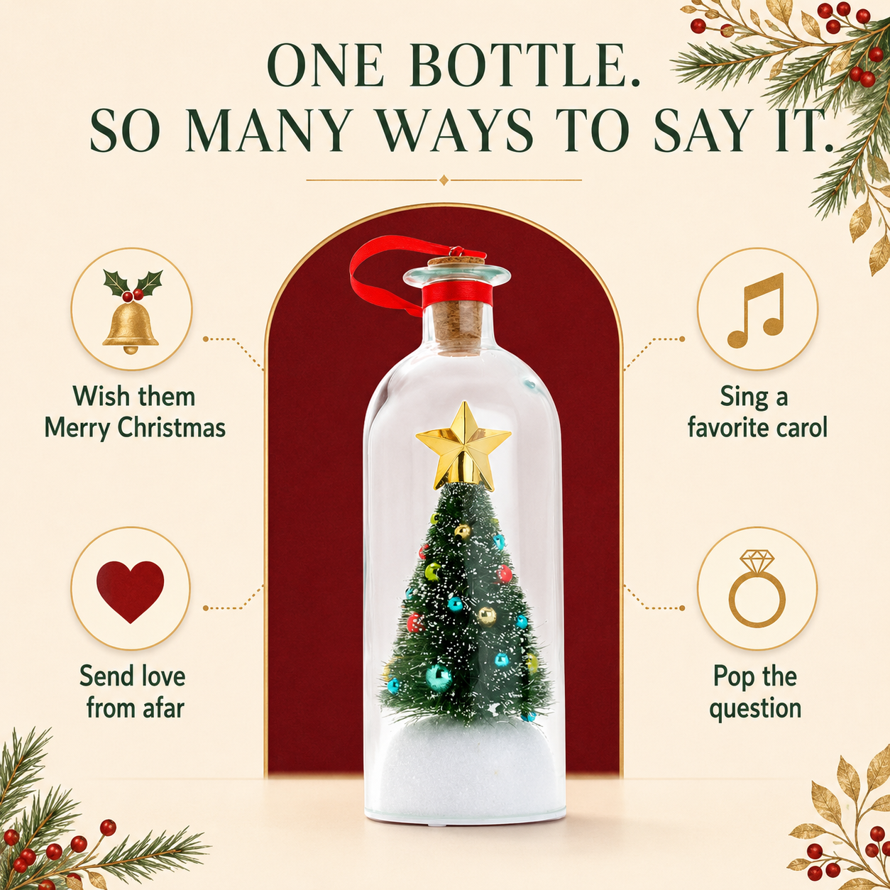 Capture Their Voice Forever ❤️ —Record-a-Message Christmas Tree