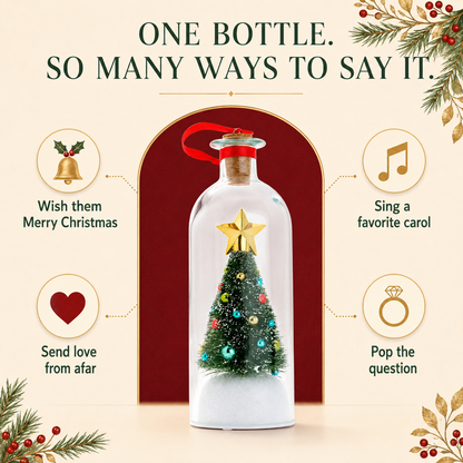 Capture Their Voice Forever ❤️ —Record-a-Message Christmas Tree