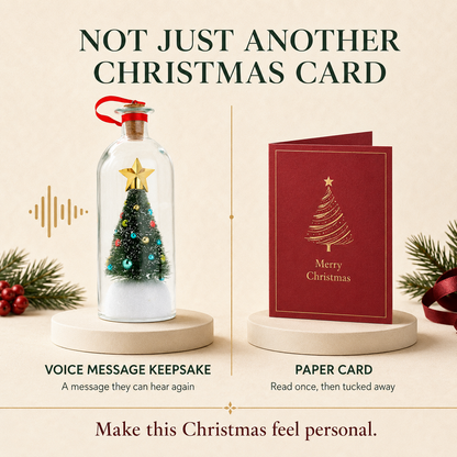 Capture Their Voice Forever ❤️ —Record-a-Message Christmas Tree