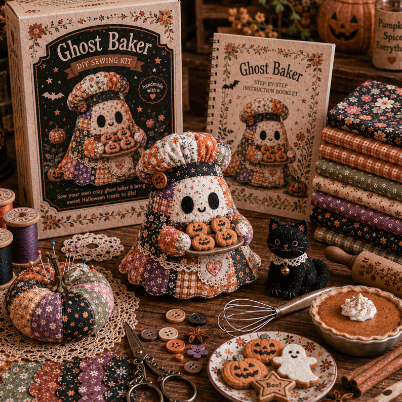 🔥 Limited-Time 36% Off — 👻 Stitch a Little Halloween Magic | Cozy Ghost DIY Kit