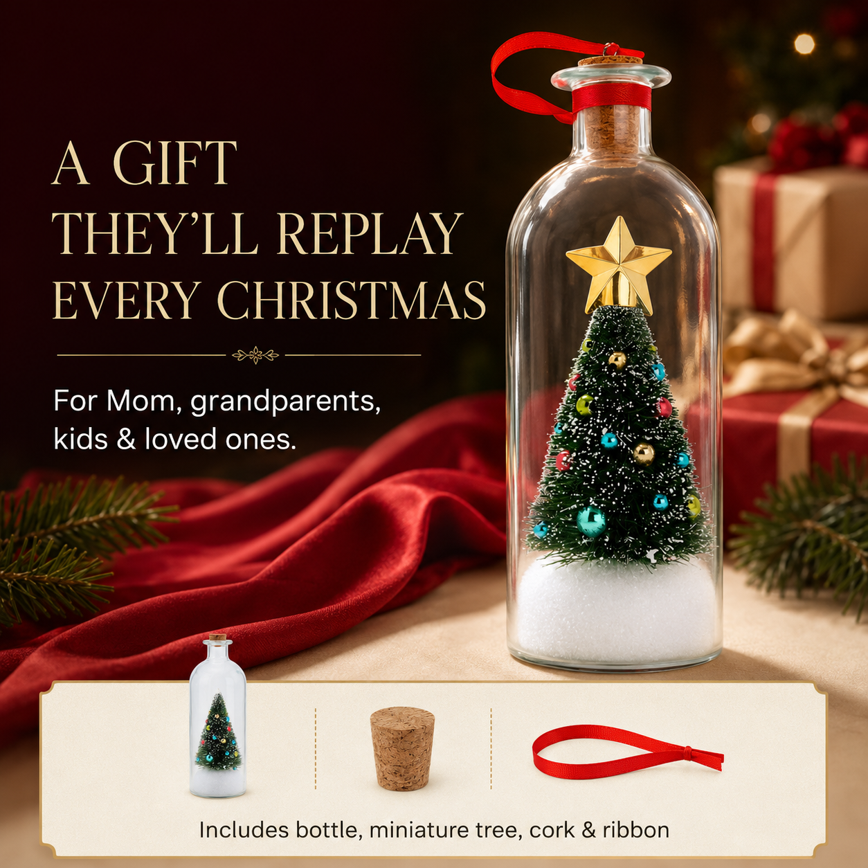Capture Their Voice Forever ❤️ —Record-a-Message Christmas Tree