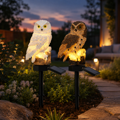 🦉 The Adorable Solar Owl That Lights Up Your Garden After Sunset