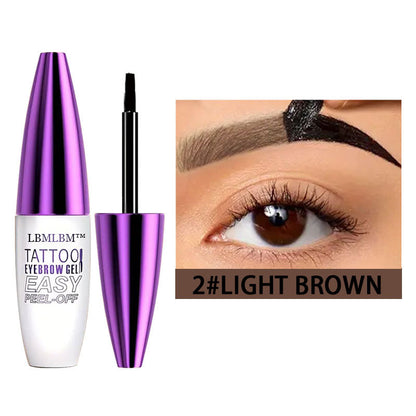 Easy Peel-Off Eyebrow Gel- Waterproof & Sweatproof