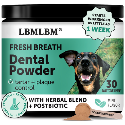Fresh Breath Dental Powder for Dogs (30 servings)