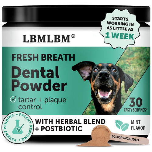 Fresh Breath Dental Powder for Dogs (30 servings)