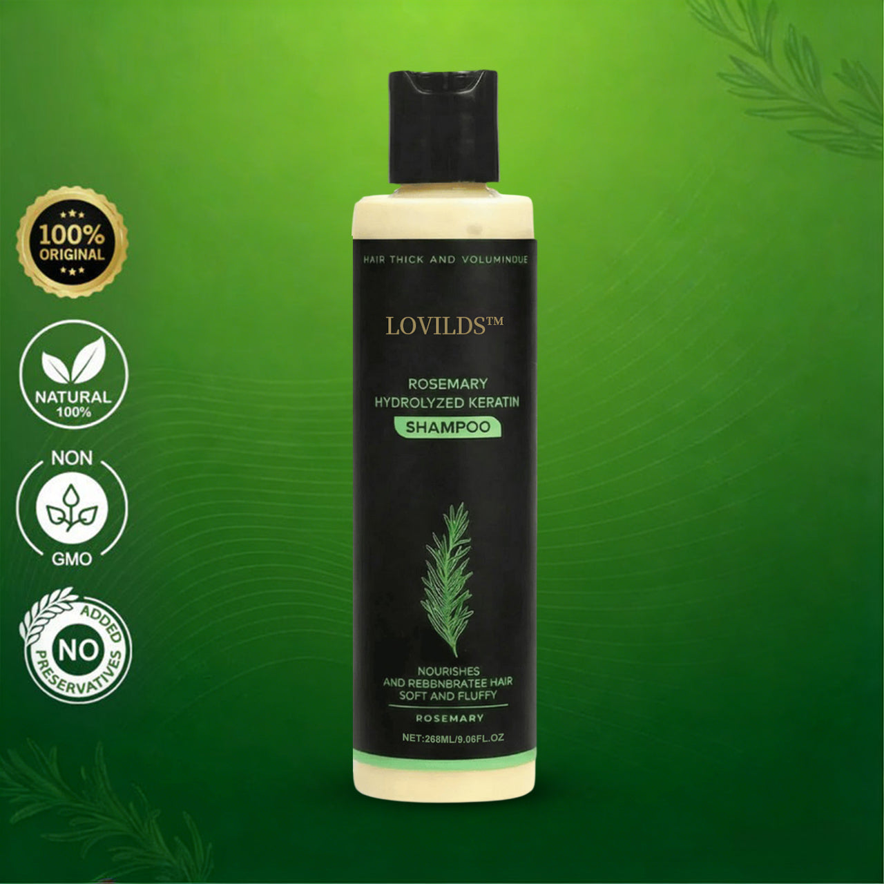 ⭐Get beautiful hair in a week-ODALIT™ Rosemary Hydrolyzed Keratin Shampoo🎁