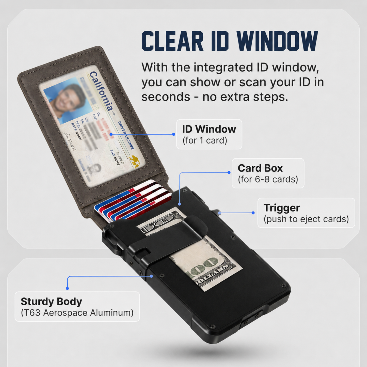 UNUMZEKKA™ Minimalist Wallet - Maximum Capacity. Minimal Footprint.