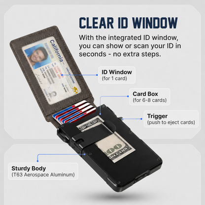 UNUMZEKKA™ Minimalist Wallet - Maximum Capacity. Minimal Footprint.
