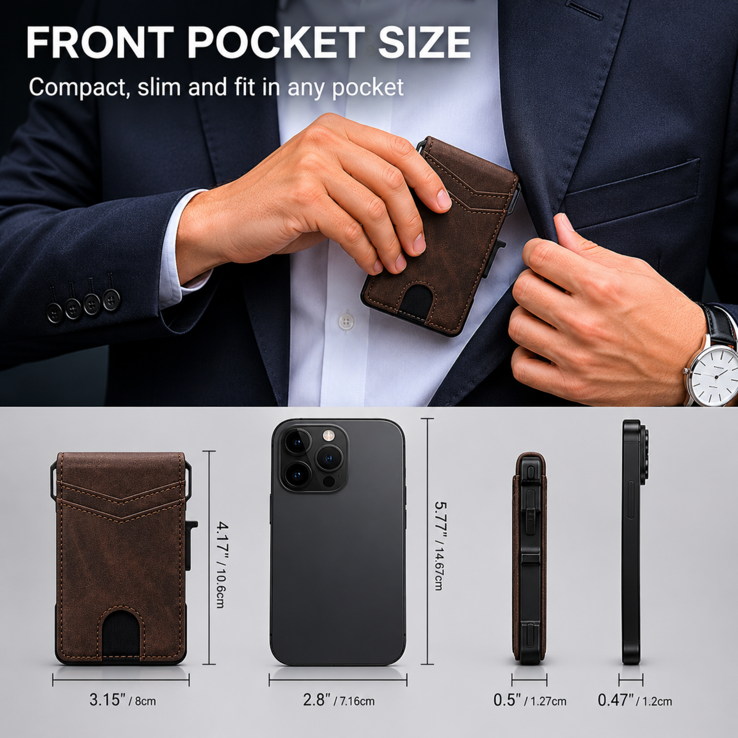 UNUMZEKKA™ Minimalist Wallet - Maximum Capacity. Minimal Footprint.