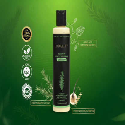 ⭐Get beautiful hair in a week-ODALIT™ Rosemary Hydrolyzed Keratin Shampoo🎁