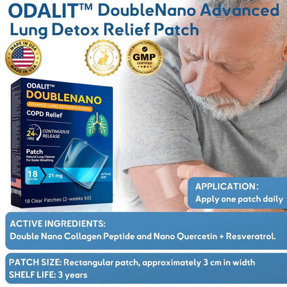 ✅ODALIT™ DoubleNano COPD Relief Patch (💝 Cough, wheezing, shortness of breath, sputum, stuffy nose, bronchitis, bronchitis, allergy symptoms, lung discomfort)