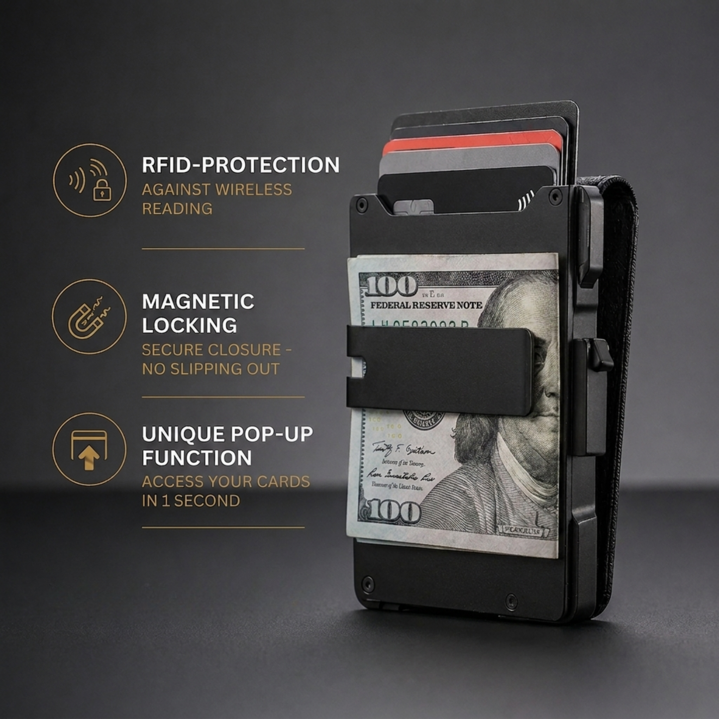 UNUMZEKKA™ Minimalist Wallet - Maximum Capacity. Minimal Footprint.