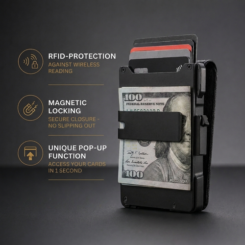 UNUMZEKKA™ Minimalist Wallet - Maximum Capacity. Minimal Footprint.