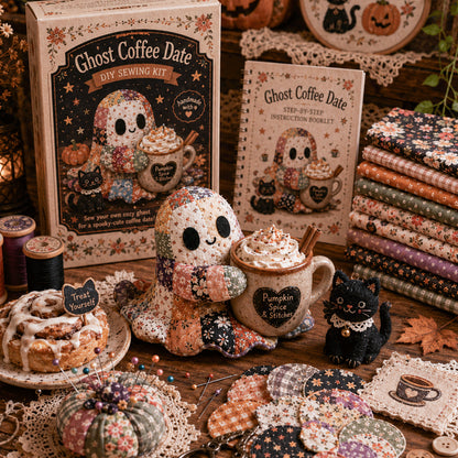 🔥 Limited-Time 36% Off — 👻 Stitch a Little Halloween Magic | Cozy Ghost DIY Kit