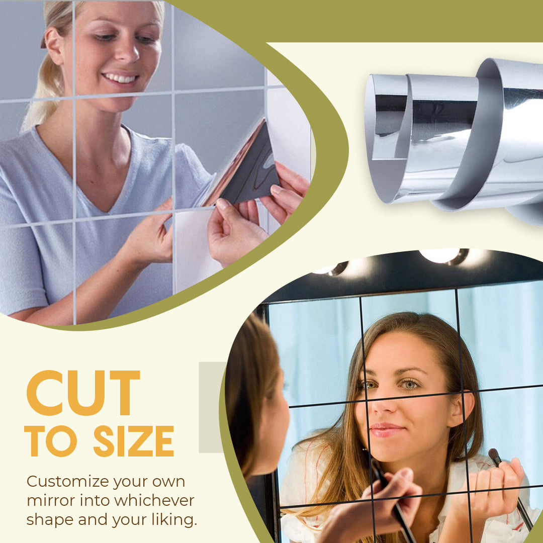 DIY Mirror Wall Stickers