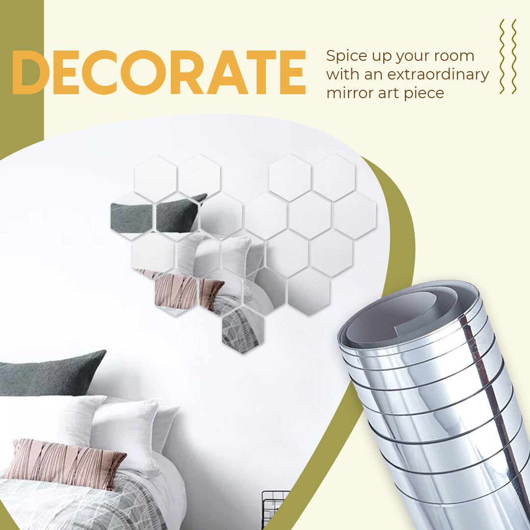 DIY Mirror Wall Stickers