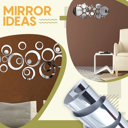 DIY Mirror Wall Stickers