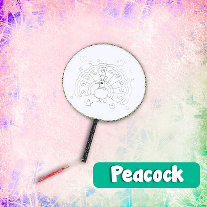 DIY Graffiti Painted Fan Toy