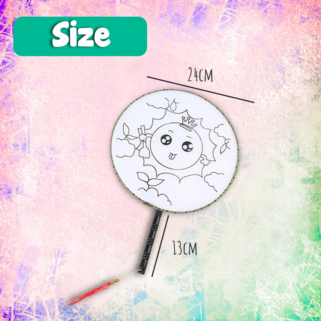 DIY Graffiti Painted Fan Toy