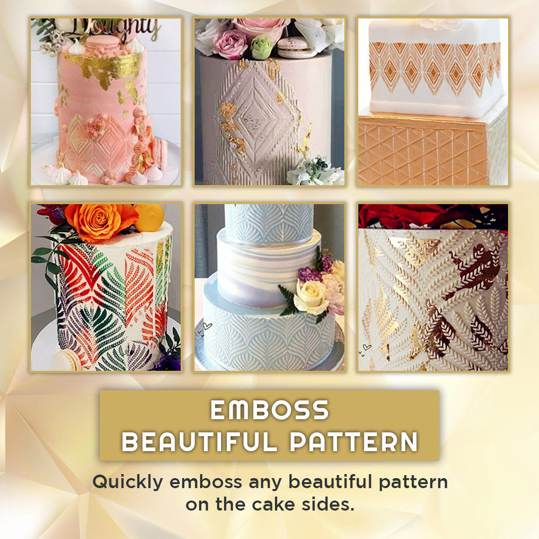 DIY Floral Pattern Cake Stencils