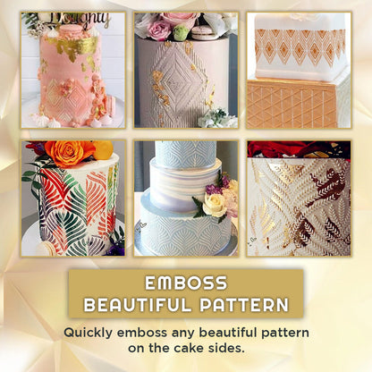 DIY Floral Pattern Cake Stencils
