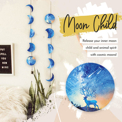 DIY Moon Phase Wall Hanging