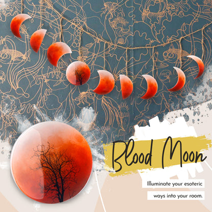 DIY Moon Phase Wall Hanging