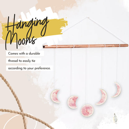 DIY Moon Phase Wall Hanging
