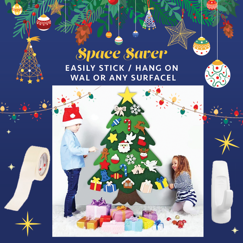 DIY Felt Tree & Spare Ornaments Bundle
