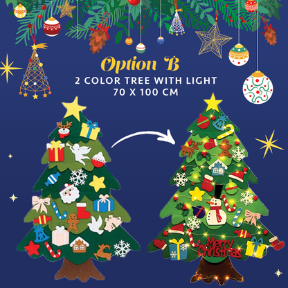DIY Felt Tree & Spare Ornaments Bundle