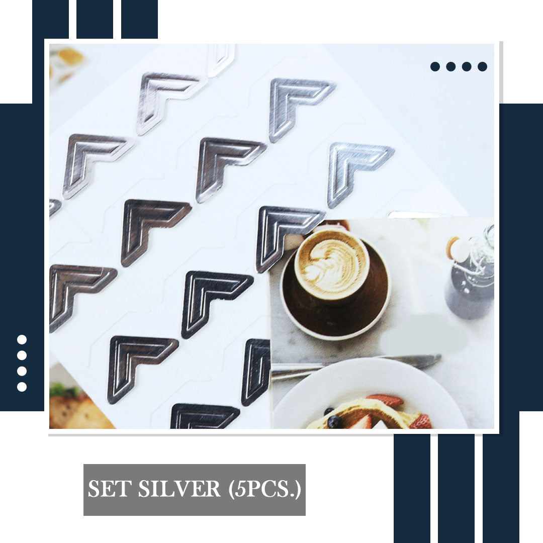 DIY Retro Sticker Frame Decorations