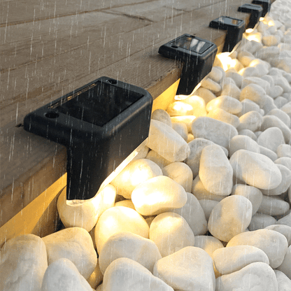 🔥HOT SALE 49% OFF 🎁LED Solar Lamp Path Staircase Outdoor Waterproof Wall Light