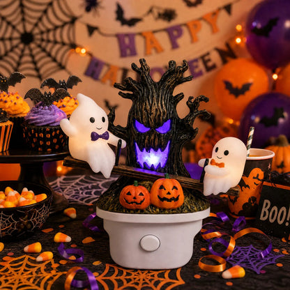 🔥HOT SALE 46% OFF-🎃👻Animated Seesaw Ghost Plug In LED Night Light