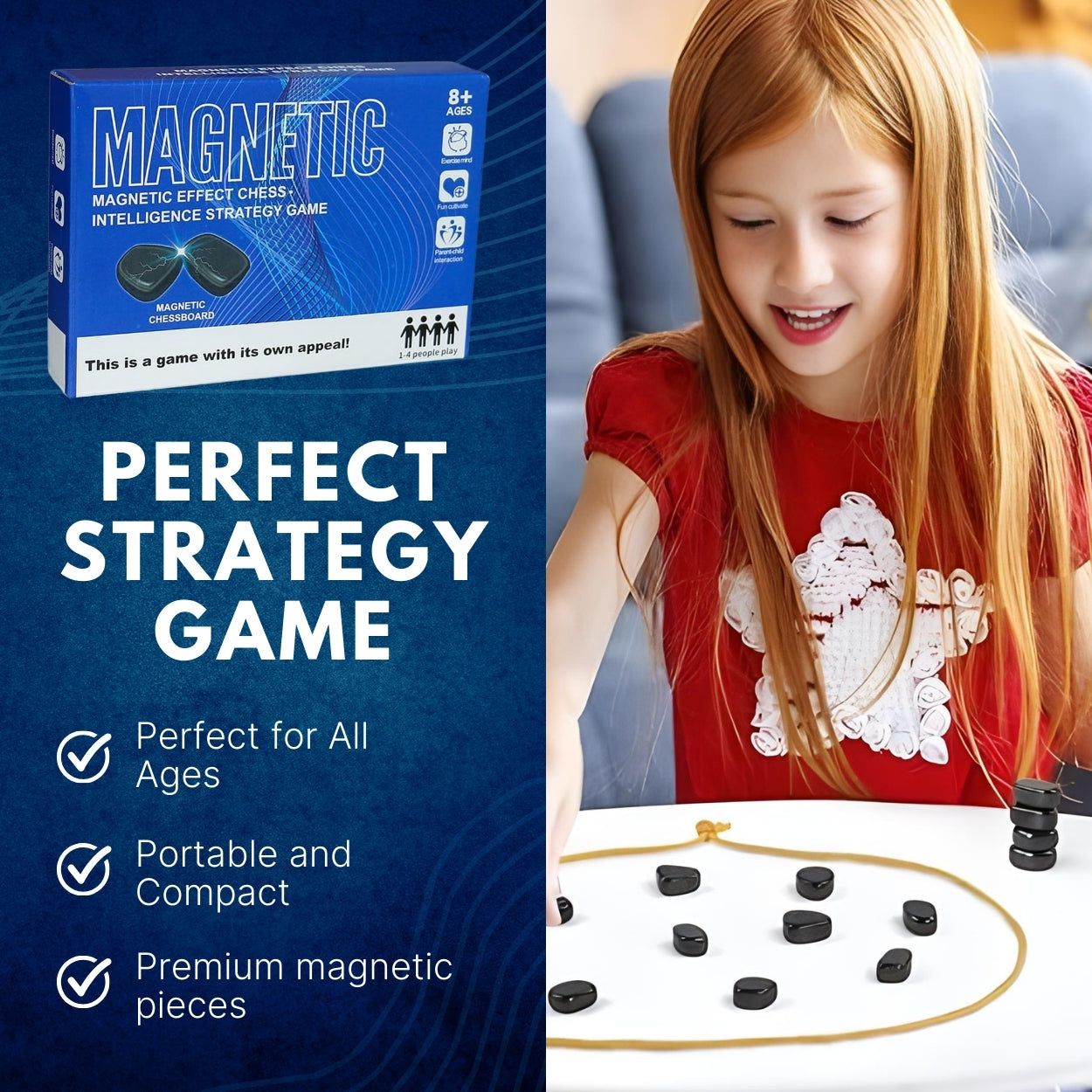 Magnetic Chess Game Set - 2025 Best Magnetic Board Game♟️
