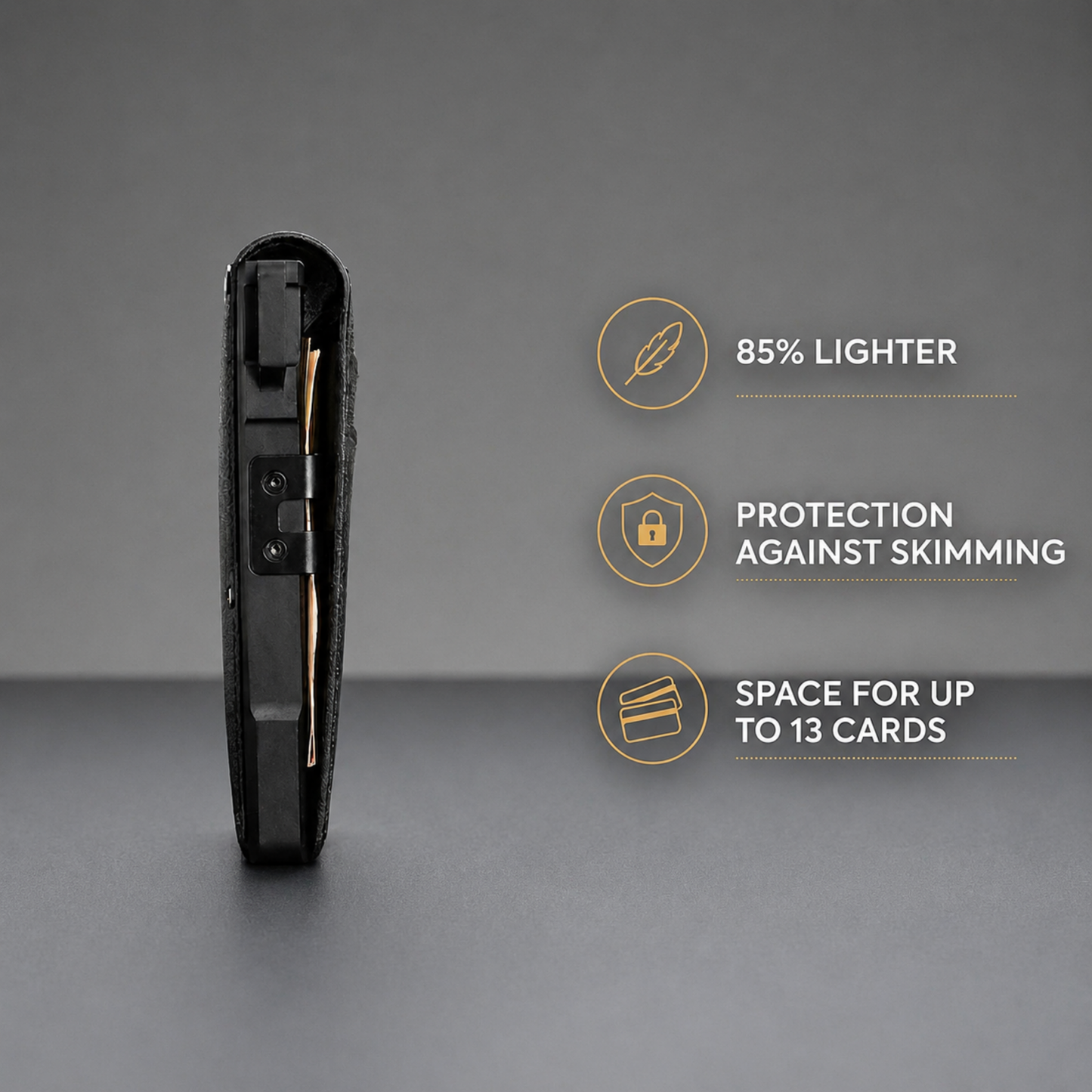 UNUMZEKKA™ Minimalist Wallet - Maximum Capacity. Minimal Footprint.