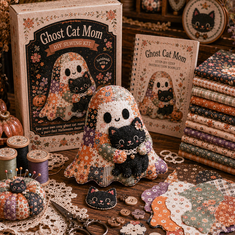 🔥 Limited-Time 36% Off — 👻 Stitch a Little Halloween Magic | Cozy Ghost DIY Kit