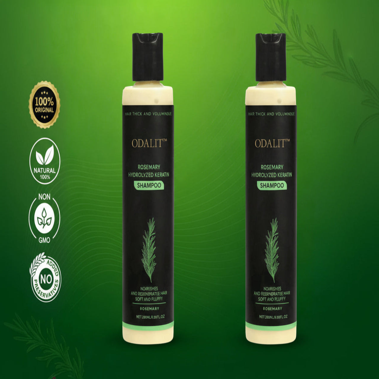 ⭐Get beautiful hair in a week-ODALIT™ Rosemary Hydrolyzed Keratin Shampoo🎁