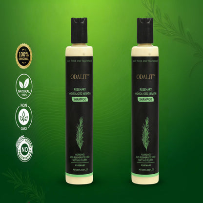 ⭐Get beautiful hair in a week-ODALIT™ Rosemary Hydrolyzed Keratin Shampoo🎁